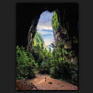 Gaping Gill greeting card (back)