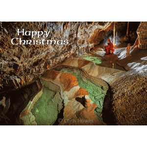 Christmas cards: caving