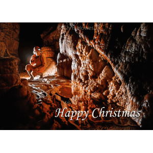 Christmas cards: caving