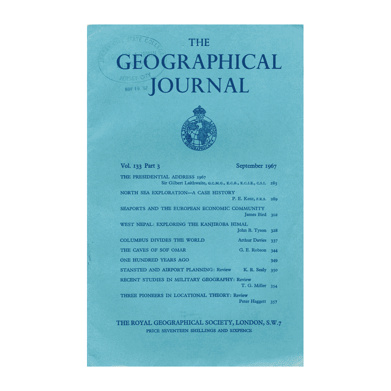 The Geographical Journal Vol 133 (3) The Geographical Journal Vol 133 (3)