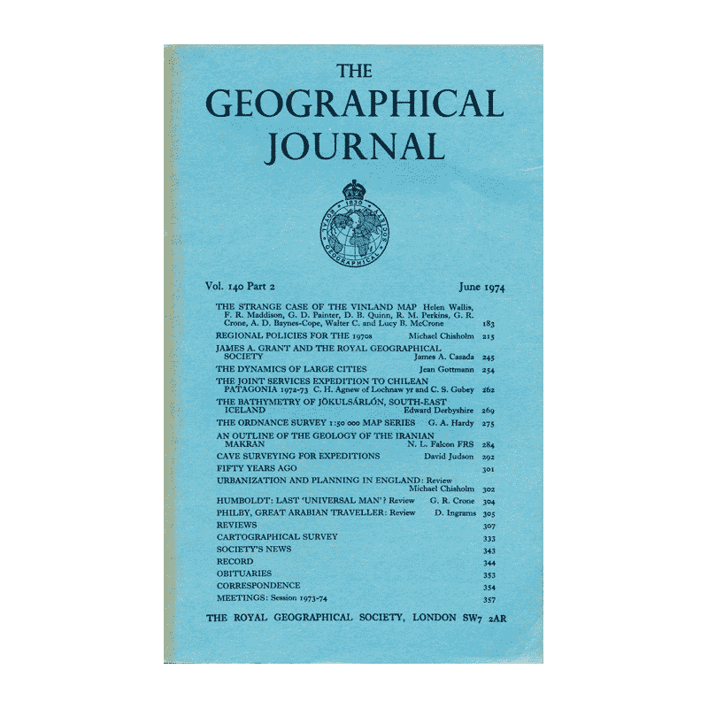 The Geographical Journal June 1974 The Geographical Journal June 1974